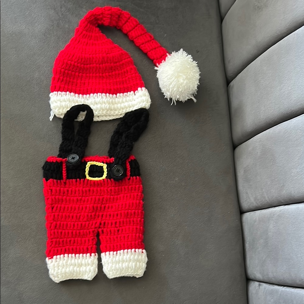 Festive Red and White Santa Outfit for Kids
